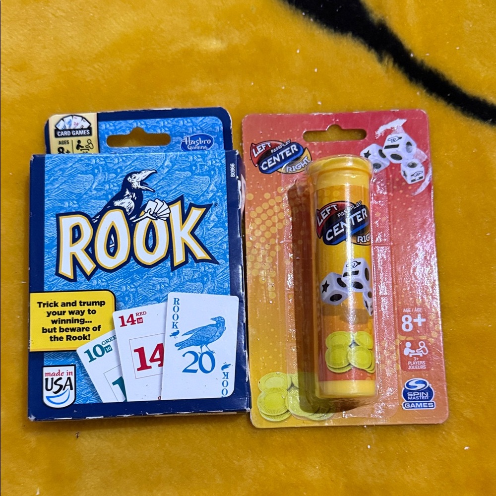 Hasbro Rook Card Game with Yellow Coin Holder